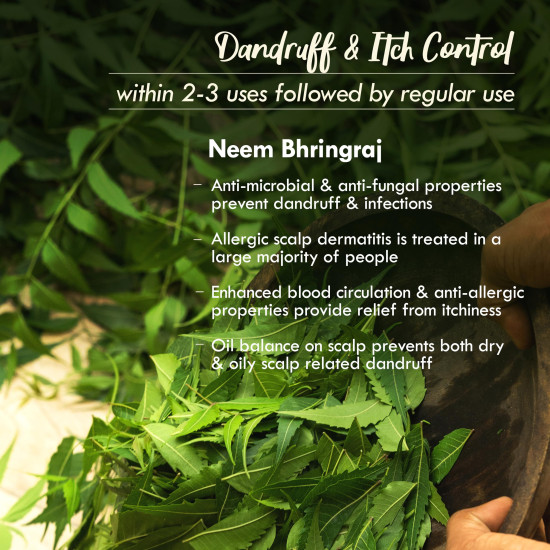 Nat Habit - Back To Natural Secrets Everyday Dual Tooth Wooden Kacchi Neem Comb & Neem Bhringraj Hair NutriMask For Hair Growth, Hairfall Control & Hair Smoothening (Combo Pack of 3)