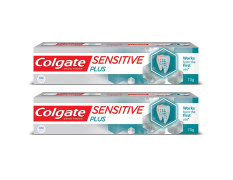 Colgate Sensitive Plus 70g Toothpaste (140g, Pack of 2) - Cavity Protection & Enamel Strengthening