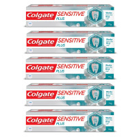 Colgate Sensitive Plus 70g Toothpaste (Pack of 5) - Enamel Strengthening & Cavity Protection