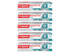 Colgate Sensitive Plus 70g Toothpaste (Pack of 5) - Enamel Strengthening & Cavity Protection