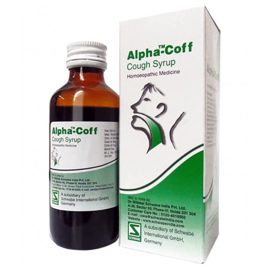 Dr Willmar Schwabe India Alpha-Coff Cough Syrup - |ACO022G|