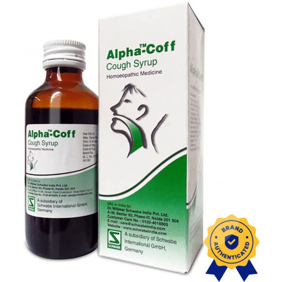 Dr Willmar Schwabe India Alpha-Coff Cough Syrup - |ACO022G|