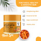 NutriGlow NATURAL'S Advanced Pro Formula Papaya Spa with Argan Oil for Shiny & Bouncy Hair (100 g)