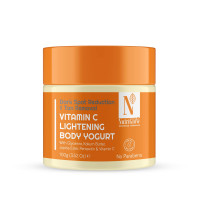 NutriGlow NATURAL'S Vitamin C Lightening Body Yogurt, Moisturize Skin, Deep Nourishing All Skin Type (100 g)