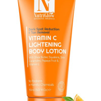 Nutriglow Advanced Organics Vitamin C Lightening Deep Moisture, Brightening Body Lotion for Men and Women - 150mL