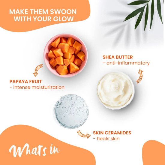 Nutriglow Advanced Organics Vitamin C Lightening Deep Moisture, Brightening Body Lotion for Men and Women - 150mL