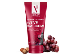 NutriGlow NATURAL'S Advanced Pro Formula Wine Day Cream for Brighter, Glowing Skin (50 g)