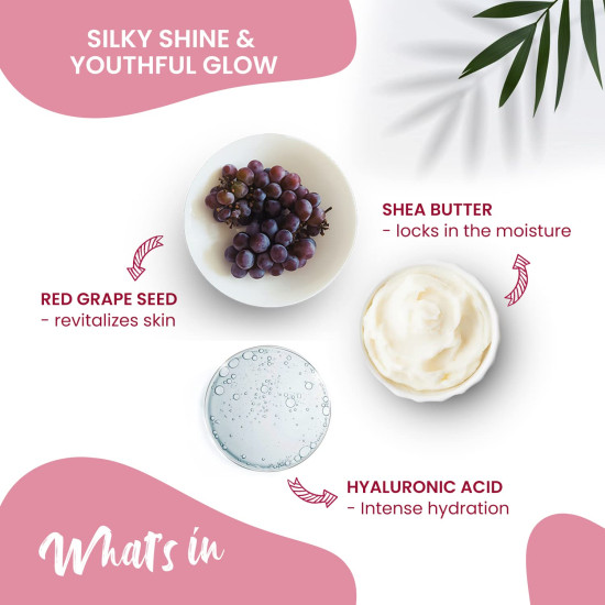 NutriGlow NATURAL'S Advanced Pro Formula Wine Day Cream for Brighter, Glowing Skin (50 g)