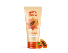NutriGlow NATURAL'S Advanced Pro Formula Papaya for Skin Brightening & Tan Removal Face Wash (100 g)