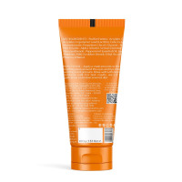 Nutriglow Advanced Organics Vitamin C Lightening Scrub for Exfoliation, Acne Control with Orange Peel Scrub (100 g)