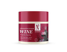NutriGlow NATURAL'S Advanced Pro Formula Wine Face Pack for Glowing Skin with Kaolin Clay (100 g)