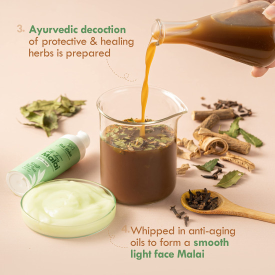 Nat Habit Fresh Whipped Face Cream, Clove Tea-Tree Terpene+ All Day Face Malai For Anti-Acne, Face Moisturisation, Acne Control & Sun Protection (30gm, Pack of 1)