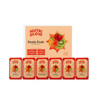 NutriGlow Natural’s Exotic Fruit Facial Kit with Honey, Vitamin E for Radiant Glow, 60g