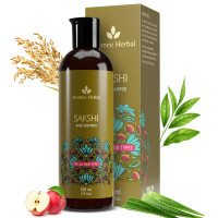 Avimee Herbal Sakshi Shampoo | Deep Cleaning Hair Shampoo | With Aloe Vera, Apple Cider Vinegar, Rice Protein & Tea Tree Oil | SLES Free | 200 mL