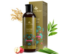Avimee Herbal Sakshi Shampoo | Deep Cleaning Hair Shampoo | With Aloe Vera, Apple Cider Vinegar, Rice Protein & Tea Tree Oil | SLES Free | 200 mL
