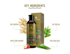 Avimee Herbal Sakshi Shampoo | Deep Cleaning Hair Shampoo | With Aloe Vera, Apple Cider Vinegar, Rice Protein & Tea Tree Oil | SLES Free | 200 mL