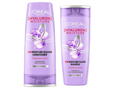 L'Oreal Paris Hyaluron Moisture 72H Moisture Sealing Conditionerfor Dry Hair Type 180Ml & Hyaluron Moisture 72H Moisture Filling Shampoo 180Ml