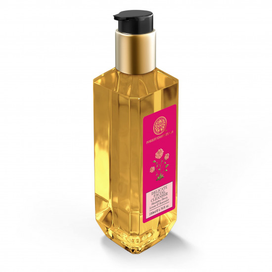 Forest Essentials Delicate Facial Cleanser Mashobra Honey, Lemon & Rosewater & Forest essentials Silkening Shower Wash Mashobra Honey & Vanilla|Lightly Scented & SLS-Free| Body Wash For Men And Women