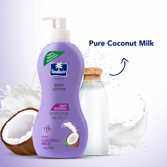Parachute Advansed Body Lotion Soft Touch, 250 ml (Pack of 2) & Parachute Advansed Deep Nourish Body Lotion,With Pure Coconut Milk,400 ml