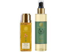 Forest Essentials Facial Cleanser Sandalwood & Orange Peel & Forest Essentials Delicate Facial Cleanser Kashmiri Saffron & Neem