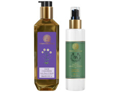 Forest Essentials Hair Cleanser Amla, Honey & Mulethi 200ml (Shampoo) & Forest Essentials Hydrating Facial Moisturiser Sandalwood & Orange Peel|130 ml