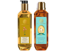 Forest Essentials Delicate Facial Cleanser Kashmiri Saffron & Neem& Forest Essentials Dasapushpadi Baby Hair And Body Wash|Mild Natural Hair & Body Wash For Baby|200 ml