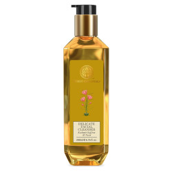 Forest Essentials Delicate Facial Cleanser Kashmiri Saffron & Neem& Forest Essentials Dasapushpadi Baby Hair And Body Wash|Mild Natural Hair & Body Wash For Baby|200 ml