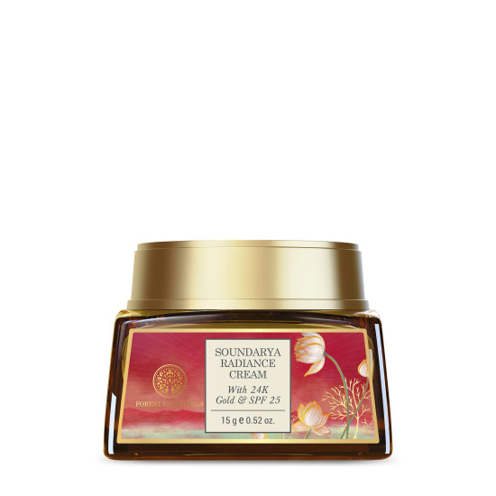 Forest Essentials Soundarya Radiance Cream With 24K Gold & SPF 25& Forest Essentials Soundarya Radiance Cream With 24K Gold & SPF 25