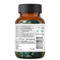 A TATA Product - Organic India Spirulina - 120 Tablets, Natural Amino Acids, Protein Powerhouse, Plant-Based Superfood, Improve Stamina, For Hair, Skin, Nails & Overall Health