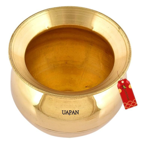 UAPAN Brass Pooja Kalash Lota (Pack of 1, Brass)