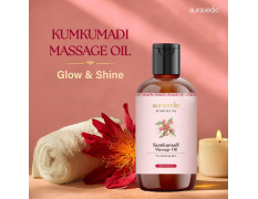 Auravedic kumkumadi Oil For Face Body Oil After Bath For Daily use 200ml Kumkumadi Tailam Body Massage For Full Body For Women Men