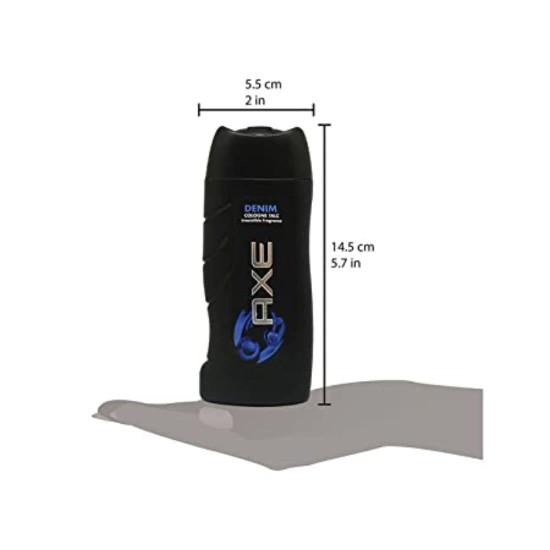 Axe Signature Denim Cologne Talcum Powder, 100g