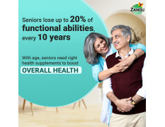 Zandu Seniorz Daily Health Booster Syrup| 450ml | Helps improve Immunity, Muscle Strength, Energy, Digestion, Eye health, Cognitive health, Skin health | 100% Ayurvedic & Natural Health Drink