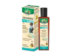 Zandu Seniorz Pain Relief Oil, 200ml, Helps Reduce Joint & Muscular Pain, Long lasting relief from Knee, Neck, Back, Shoulder, Wrist Pain, 100% Ayurvedic & Natural