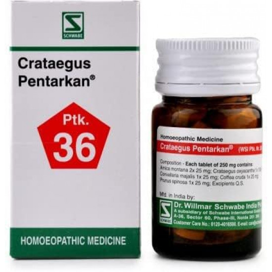 Dr Willmar Schwabe India Crataegus Pentarkan Tablet - |PCR036D|