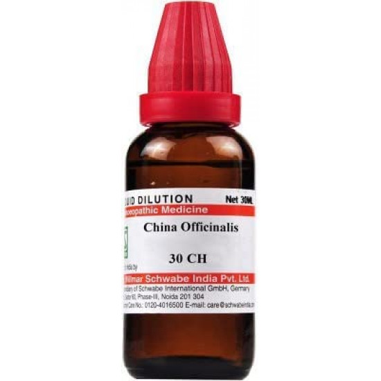 Dr Willmar Schwabe India Cinchona Officinalis Dilution - 30 CH |CHIN130F|