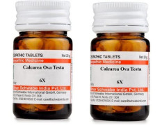 Dr Willmar Schwabe India Calcarea Ova Testa Trituration Tablet - 6X |CAOV006D|