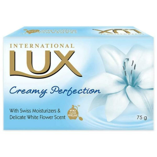 Lux Creamy White Perfection Soap, 75g