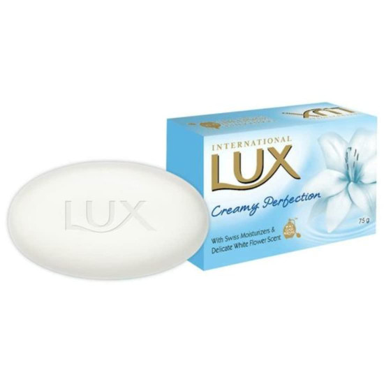 Lux Creamy White Perfection Soap, 75g