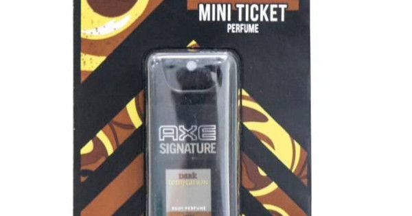 Axe Signature Axe Mini Ticket Dark Temptation 10ml Axe Mini Ticket Pocket  Perfume Dark Temptation 10ML Bazaar5 Germany
