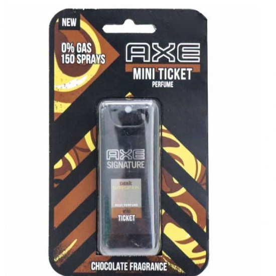Axe Mini Ticket Pocket Perfume Dark Temptation 10ML..UNIQUE