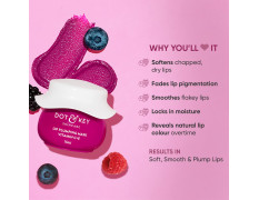 Dot & Key Lip Plumping Mask With Vitamin C + E For Naturally Glowing Lips, Fades Lip Pigmentation, Smoothes Flaky & Dry Lips, Lip Mask For Soft, Smooth & Plump Lips (Wild Berries & Pomegranate) 15ml