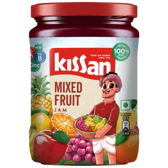 Kissan Mixed Fruit Jam, 700g Jar