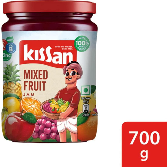 Kissan Mixed Fruit Jam, 700g Jar