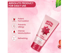 NutriGlow NATURAL'S Advanced Pro Formula Wine Face Wash for Daily Use, Deep Cleansing Niacinamide For Women and Men, 100gm