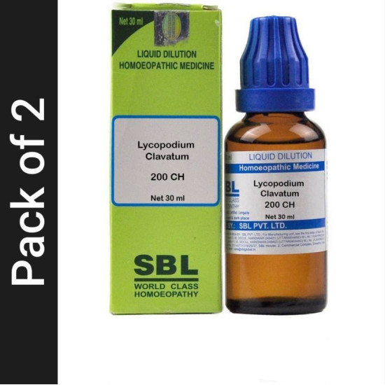 SBL Lycopodium Clavatum 200 CH Dilution (2 x 30 ml)