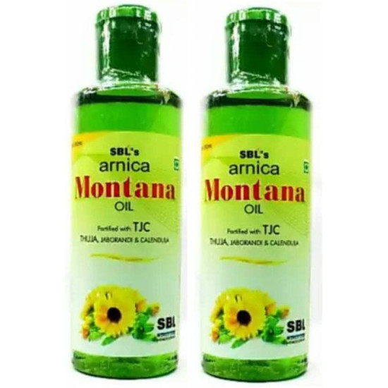 SBL Montana Hair Oil [Pack of 2] [200 MLX2 ,400ML] Hair Oil (400 ml)
