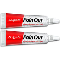 Colgate Pain Out Dental Gel Express Relief From Tooth Pain - 20g Pack of 2 Colgate Pain Out Dental Gel Express Relief From Tooth Pain - 20g Pack of 2