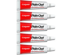 Colgate Pain Out Dental Gel Express Relief From Tooth Pain (50g, Pack of 5, 10g each)