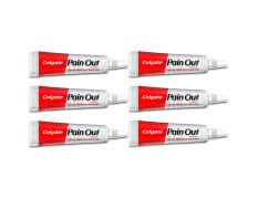 Colgate Pain Out Dental Gel - Express Relief From Tooth Pain (60g, Pack of 6, 10g each)